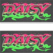 Daisy Vorname Name Graffiti Aufkleber Sticker (Voorkant)