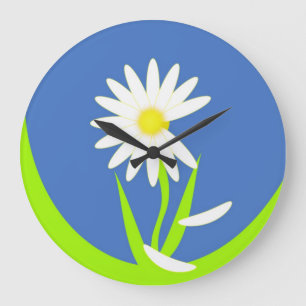 Daisy Wall Clock Grote Klok