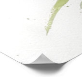 Daisy Waterverf Flower Modern Professional Poster (Hoek)