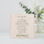 Daisy Wedding Elegance Kaart (Staand voorkant)