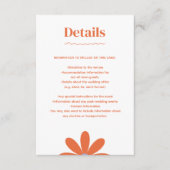 Daisy Wedding Enclosure Kaart (Voorkant)