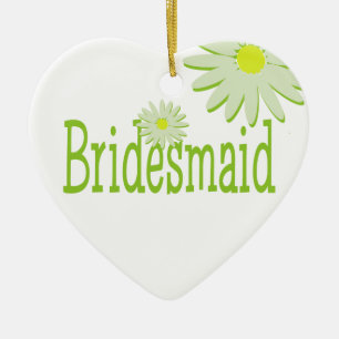 Daisy Wedding / Moeder van de bruid Keramisch Ornament