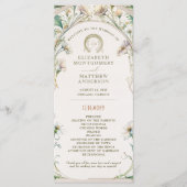 Daisy Wedding Programme Art Nouveau par Mucha (Devant)