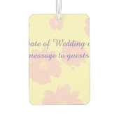Daisy Wedding Range Car Air Freshener Luchtverfrisser (Achterkant)