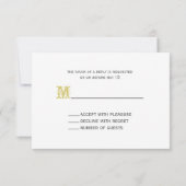 Daisy Wedding RSVP (Achterkant)