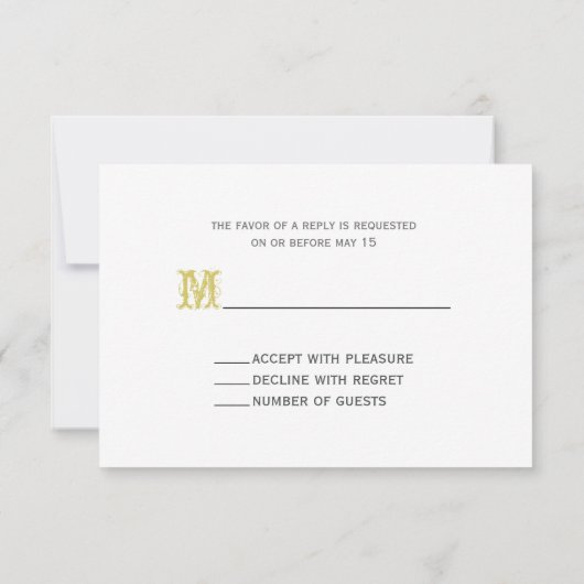 Daisy Wedding RSVP (Dos)