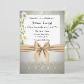 Daisy Wedding Uitnodigingen (Staand voorkant)