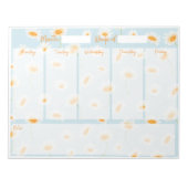 Daisy Weekly Desk Planner Notitieblok (Voorkant)