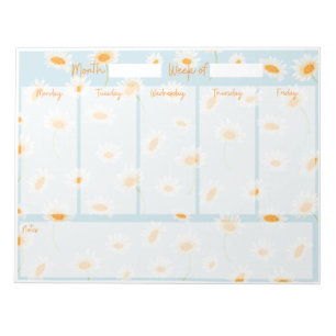 Daisy Weekly Desk Planner Notitieblok