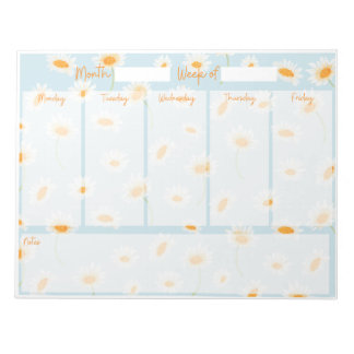 Daisy Weekly Desk Planner Notitieblok