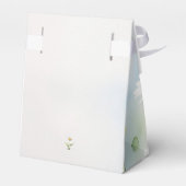 Daisy weide bruiloft bedankdoosjes (Achterkant)