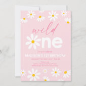 Daisy Wild een eerste verjaardag Kaart (Voorkant)