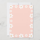 Daisy Wild One 1st Birthday Invitation (Dos)