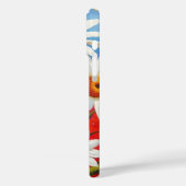 Daisy wilde bloem boho wit en blauw Case-Mate iPhone case (Achterkant / Links)