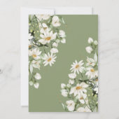Daisy Wildflower Boho Wedding Invitation (Dos)