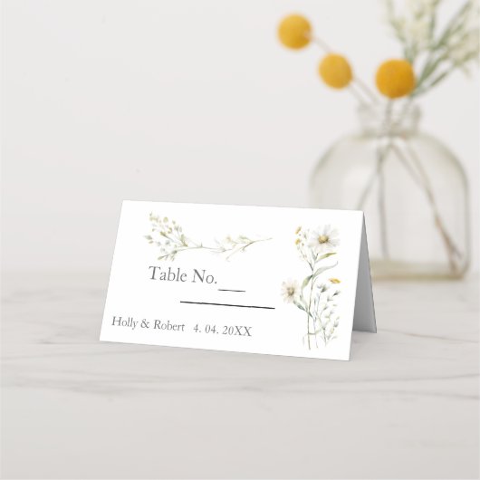 Daisy Wildflower Wedding (Achterkant)