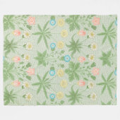Daisy, William Morris Fleece Deken (Voorkant (Horizontaal))