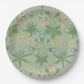  Daisy - William Morris Floral Pattern Papieren Bordje (Voorkant)