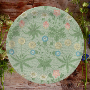 Daisy - William Morris Floral Pattern Papieren Bordje