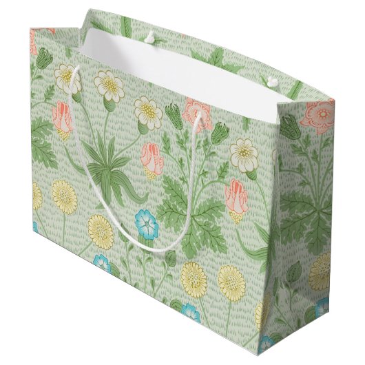 Daisy, William Morris Large Gift Bag Groot Cadeauzakje (Achterkant Gekanteld)