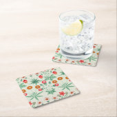 Daisy, William Morris Vierkante Kartonnen Onderzetter (Insitu)
