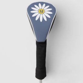 Daisy with Monogram Blue Golfheadcover