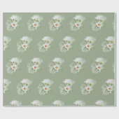 Daisy Wrapping Paper Cadeaupapier (Vlak)