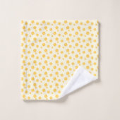 Daisy Yellow Bad Handdoek (Wasdoekje)