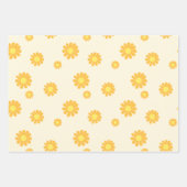 Daisy Yellow Inpakpapier Vel (Voorkant)