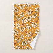 Daisys et coccinelles (Serviette à main)