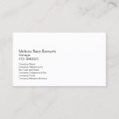 Daity Pastel Floral Web Design Carte de visite (Dos)