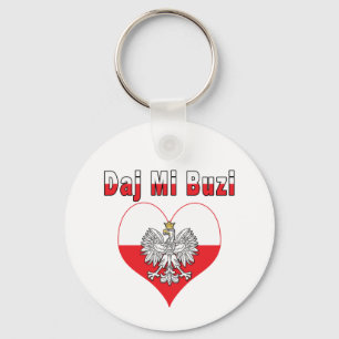 Daj Mi Buzi Eagle Heart Sleutelhanger