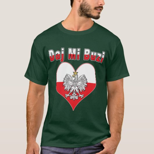 Daj Mi Buzi Eagle Heart T-shirt (Voorkant)