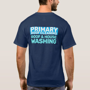 Dak en huis dakbedekking t-shirt
