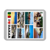 Dakar I Love - Senegal - Magneet (Horizontaal)