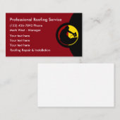 Dakbedekking constructie Moderne unieke Visitekaar Visitekaartje (Voorkant / Achterkant)