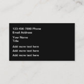 Dakbedekking Diensten Moderne Visitekaartjes (Achterkant)