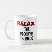 dakbedekking is hier koffie mok (Links)