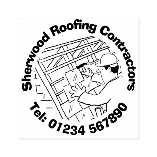 Dakbedekking, koeling en verharding. 	rubberstempel (Afrduk)