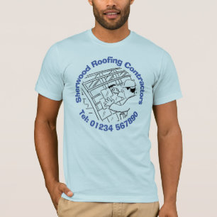 Dakbedekking, koeling en verharding. t-shirt