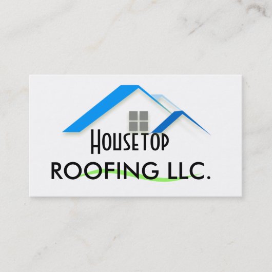dakbedekking visitekaartje (Voorkant)