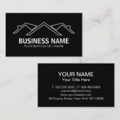 dakbedekking visitekaartje (Voorkant / Achterkant)