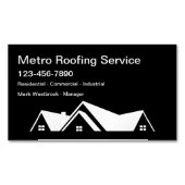 Dakbedekking Visitekaartjes magneten (Voorkant)