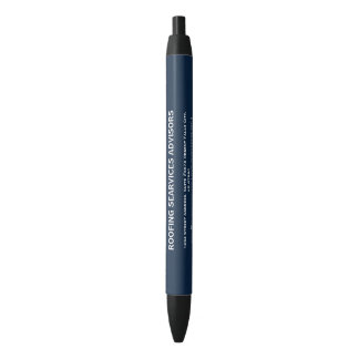 Dakbedekkingsbedrijf | Aangepaste logo-services Zwarte Inkt Pen