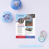 Dakbedekkingsservices op maat flyer (Enkel)