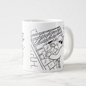 Dakbewerker, dakdekker of Slater Extra Grote Beker (Voorkant rechts)