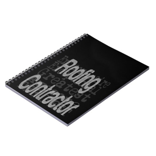 Dakcontractant extraordinaire notitieboek (Linkerzijde)