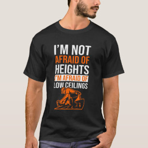 Dakdekker leidekker dakwerker bouwvakker ontwerp t-shirt