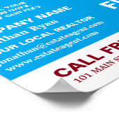 Daken, Makelaar, Vastgoedmakelaar Reclame Poster (Hoek)