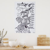 Daken van Marseille, Frankrijk Poster (Keuken)